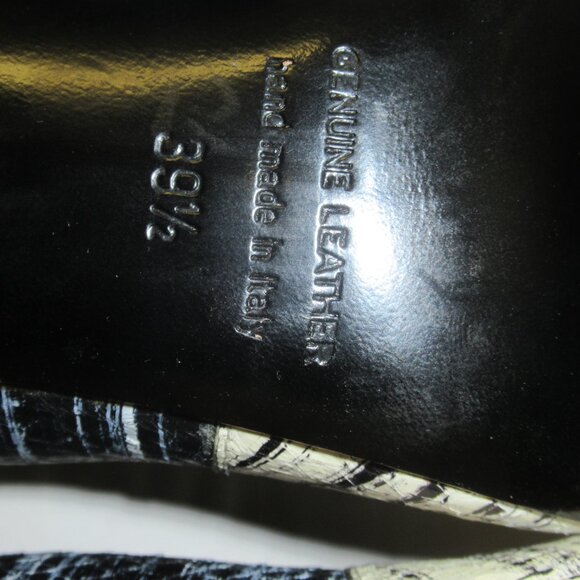 Pierre Hardy Leather Women Shoes Size 39.5 Made in Italy - Picture 9 of 9